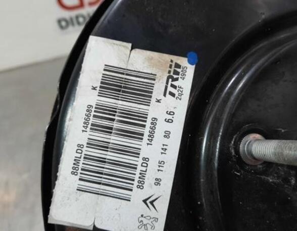 Brake Booster PEUGEOT 2008 I (CU_), CITROËN C3 II (SC_), CITROËN C3 III (SX), CITROËN C4 CACTUS