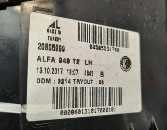 
Rückleuchte links Alfa Romeo Stelvio 949 50553179 P21256262
