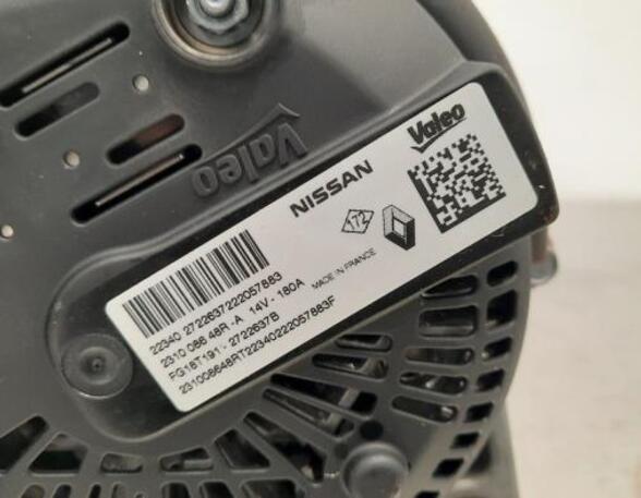 Dynamo (Alternator) RENAULT TRAFIC III Van (FG_)