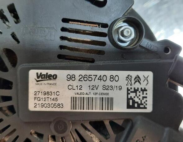 Dynamo (Alternator) PEUGEOT 308 II (LB_, LP_, LW_, LH_, L3_)