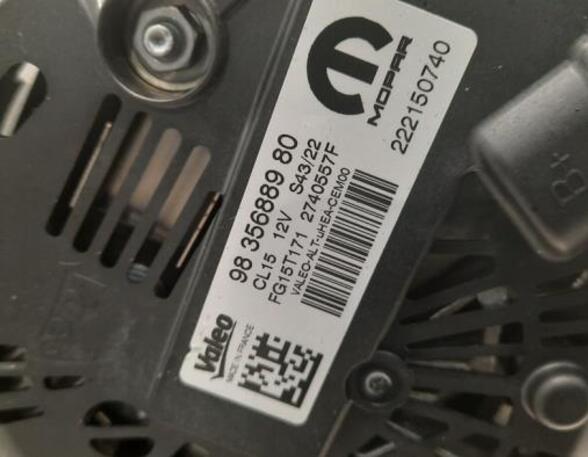 Alternator PEUGEOT 308 III (FB_, FH_, FP_, F3_, FM_)