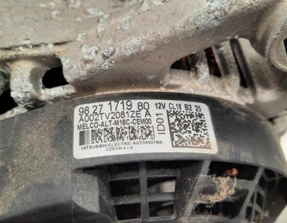 Alternator PEUGEOT 3008 SUV (MC_, MR_, MJ_, M4_)