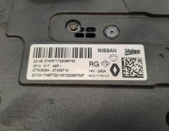 
Lichtmaschine Nissan Qashqai III J12 2310A1749R P21099041
