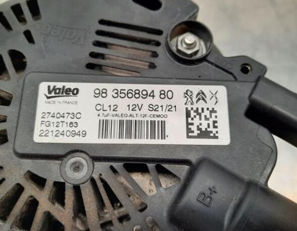 Alternator PEUGEOT 3008 SUV (MC_, MR_, MJ_, M4_)