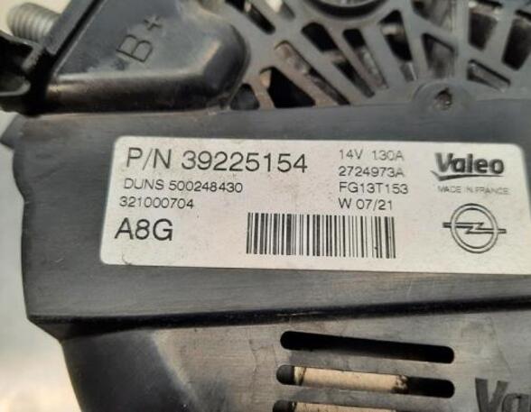 Alternator OPEL ASTRA K Sports Tourer (B16), OPEL ASTRA K (B16)