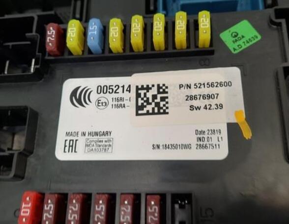 Fuse Box FIAT 500X (334_), FIAT QUBO (225_)