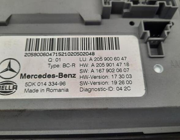 Fuse Box MERCEDES-BENZ EQC (N293)