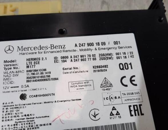 Control unit MERCEDES-BENZ A-CLASS (W177), MERCEDES-BENZ A-CLASS Saloon (V177)