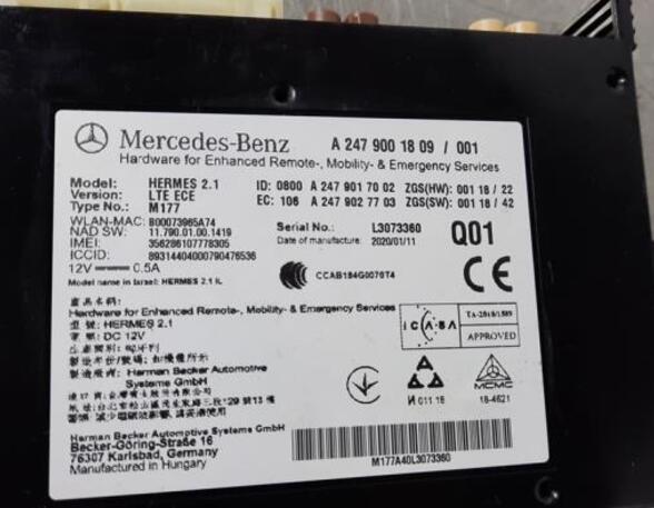 Control unit MERCEDES-BENZ SPRINTER 3,5-t Van (B907, B910)