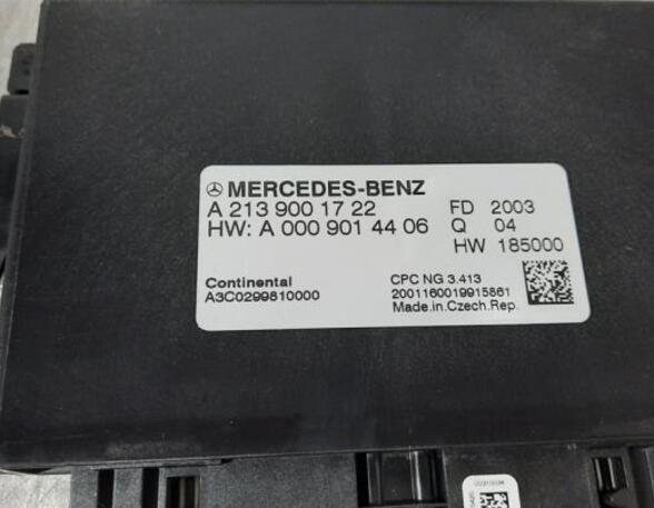 Control unit MERCEDES-BENZ SPRINTER 3,5-t Van (B907, B910)