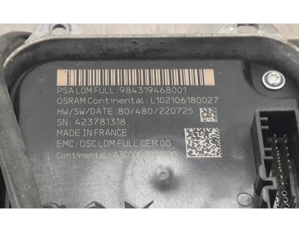 Control unit PEUGEOT 408 II (FP_, F3_)