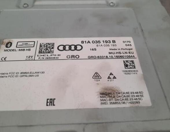 Control unit AUDI A3 Sportback (8VA, 8VF), AUDI A6 Allroad (4GH, 4GJ, C7)