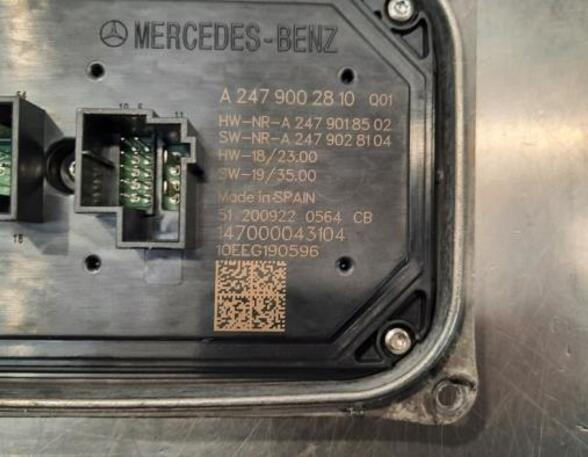 Control unit MERCEDES-BENZ CLA (C118), MERCEDES-BENZ C-CLASS (W205)