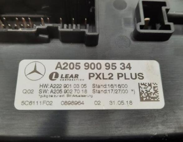 Control unit MERCEDES-BENZ C-CLASS T-Model (S205), MERCEDES-BENZ C-CLASS (W205)