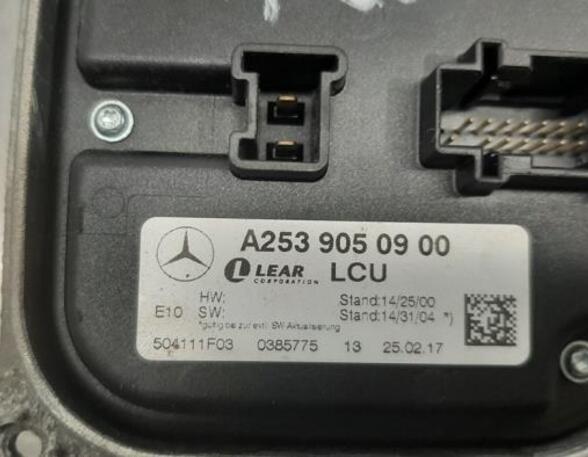 Control unit MERCEDES-BENZ GLC (X253), MERCEDES-BENZ GLC Coupe (C253)