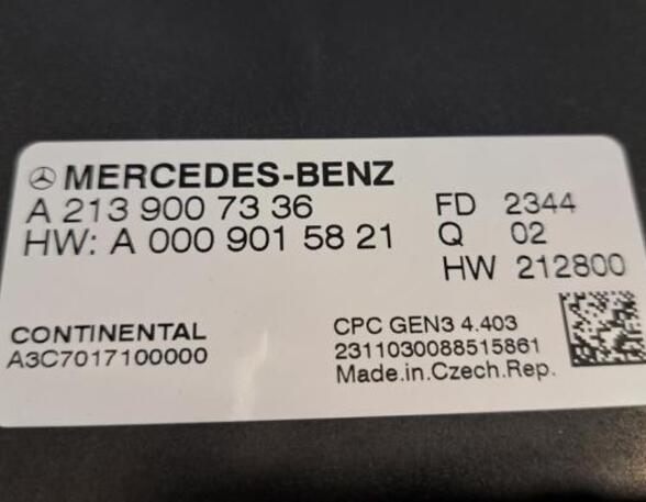 Steuergerät Mercedes-Benz GLE Coupe C167 A2139007336 P21520443