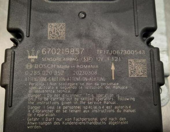 Steuergerät Airbag Maserati Grecale  670219857 P20259971