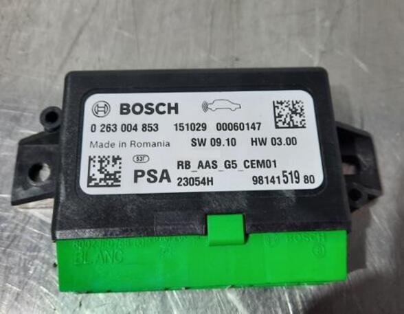 Control unit for parking support CITROËN C3 II (SC_), CITROËN C3 III (SX), PEUGEOT 2008 I (CU_), CITROËN C4 CACTUS