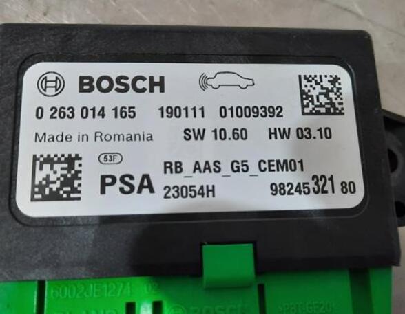 Control unit for parking support PEUGEOT 2008 I (CU_)