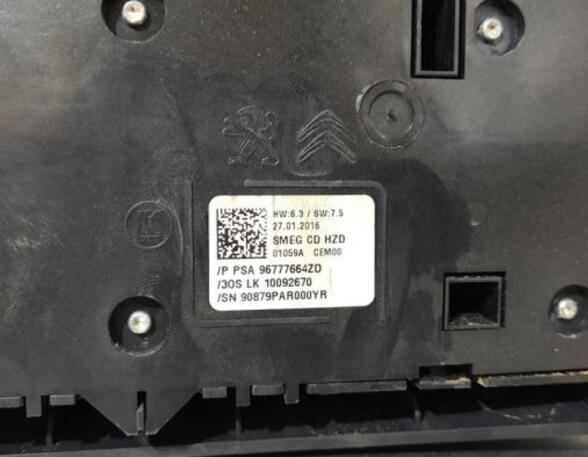 Blower Control Switch PEUGEOT 308 SW II (LC_, LJ_, LR_, LX_, L4_)