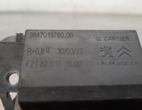 Resistor Interior Blower PEUGEOT 2008 II (UD_, US_, UY_, UK_), PEUGEOT 308 III (FB_, FH_, FP_, F3_, FM_)