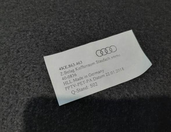 Kofferraum Matte von einem Audi E-Tron