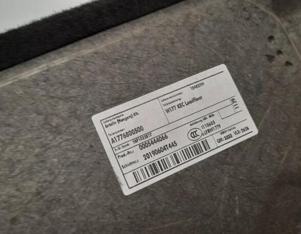 Trunk Floor Mat Carpet MERCEDES-BENZ A-CLASS (W177)