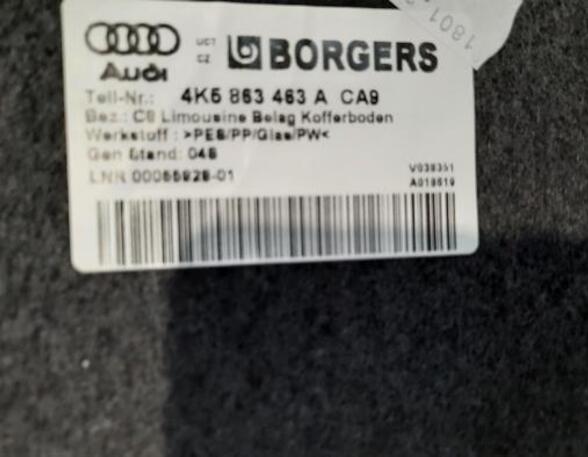 Trunk Floor Mat Carpet AUDI A6 C8 (4A2)