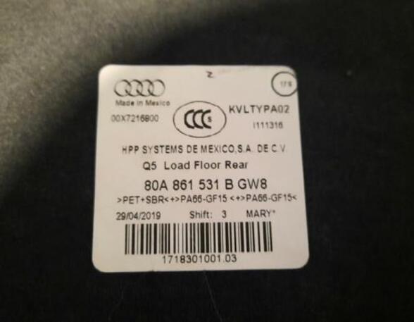 
Bodenbelag Kofferraum Audi Q5 FY 80A861531B P21235832
