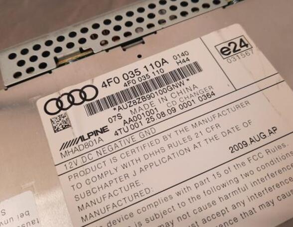 CD-changer AUDI Q7 (4LB), AUDI Q7 Van (4LB), AUDI Q7 (4MB, 4MG)