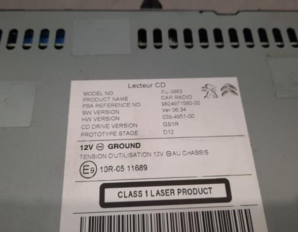 CD-changer PEUGEOT 308 II (LB_, LP_, LW_, LH_, L3_)