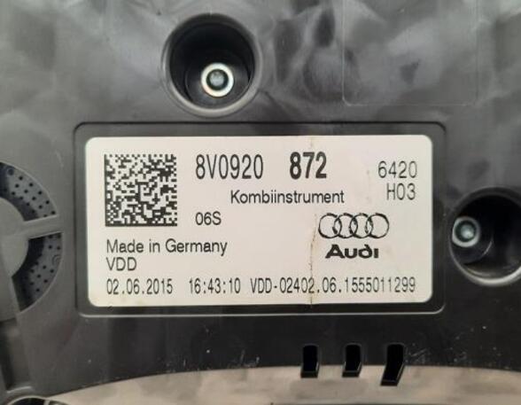 Tachometer (Revolution Counter) AUDI A3 Sportback (8VA, 8VF)