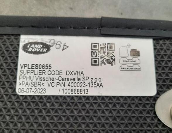 Floor mat (Carpet Mat) LAND ROVER DEFENDER Station Wagon (L663), LAND ROVER DEFENDER Van (L663)