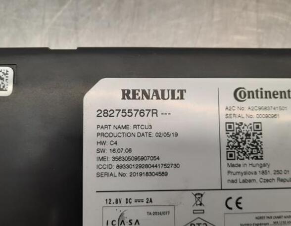 Navigation System RENAULT CAPTUR I (J5_, H5_), RENAULT CLIO IV (BH_)