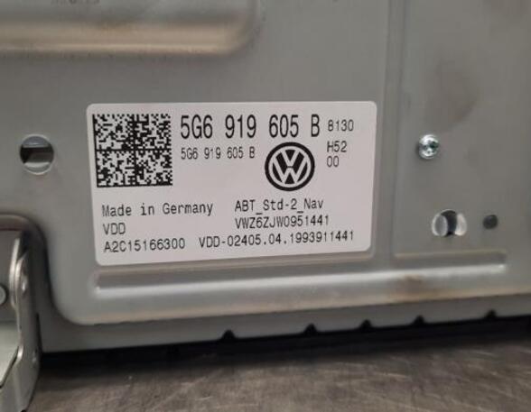 Autonavigatiesysteem VW GOLF VII (5G1, BQ1, BE1, BE2)