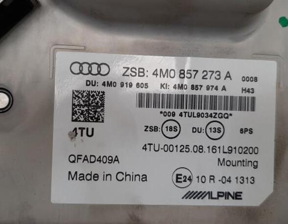 Autonavigatiesysteem AUDI Q7 (4LB), AUDI Q7 (4MB, 4MG), AUDI Q7 Van (4LB), AUDI Q7 Van (4MB, 4MG)