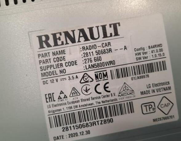 Navigation System RENAULT TRAFIC III Van (FG_)