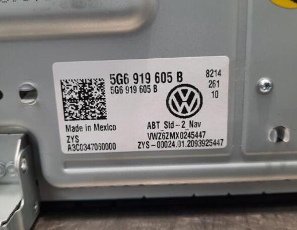 Autonavigatiesysteem VW GOLF VII (5G1, BQ1, BE1, BE2)