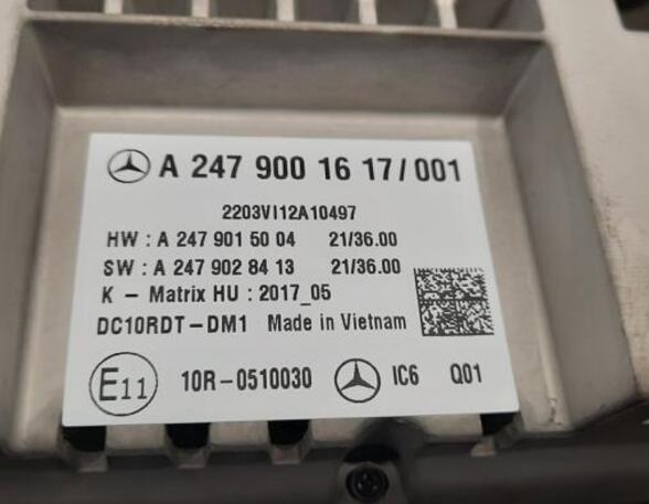 Autonavigatiesysteem MERCEDES-BENZ EQA (H243), MERCEDES-BENZ CLA (C118)