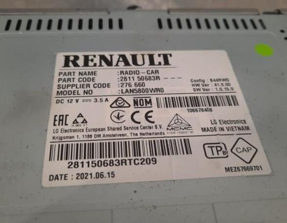 Monitor Navigationssystem Renault Trafic III Kasten FG 281150683R P20957850