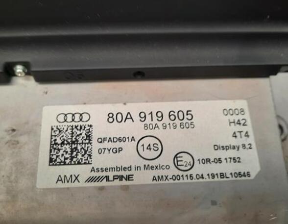 
Monitor Navigationssystem Audi Q5 FY 80A919605 P21235879
