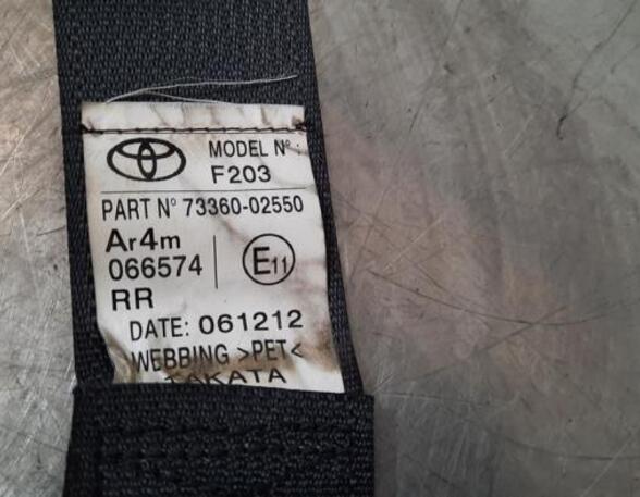 Safety Belts TOYOTA AURIS (_E18_), TOYOTA AURIS Estate (_E18_)