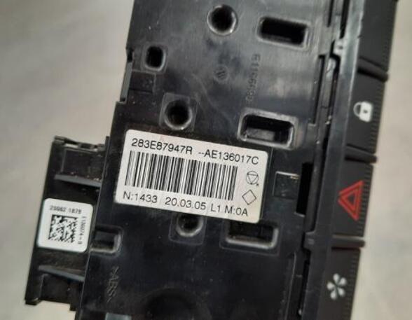 Switch for hazard light RENAULT CLIO V (B7_)