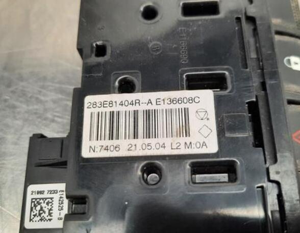 Switch for hazard light RENAULT MASTER III Van (FV), RENAULT MASTER III Platform/Chassis (EV, HV, UV)