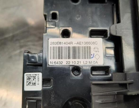 Switch for hazard light RENAULT TRAFIC III Van (FG_)