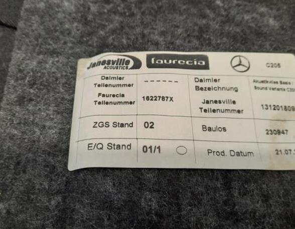 Verkleidung Hutablage Mercedes-Benz C-Klasse Coupe C205 A2056903749 P18577825