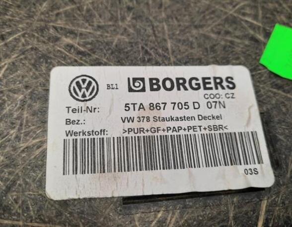 Verkleidung Hutablage VW Touran II 5T 5TA867705D P21532288