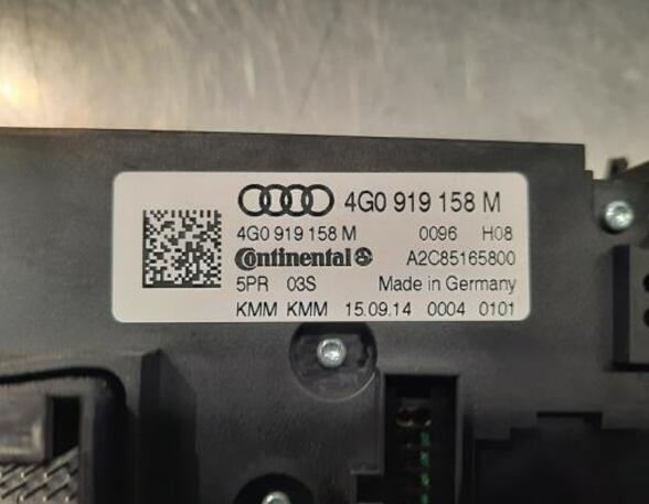 Air Conditioning Control Unit AUDI A6 Avant (4G5, 4GD, C7)