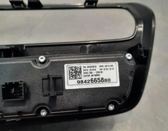 Air Conditioning Control Unit OPEL MOKKA