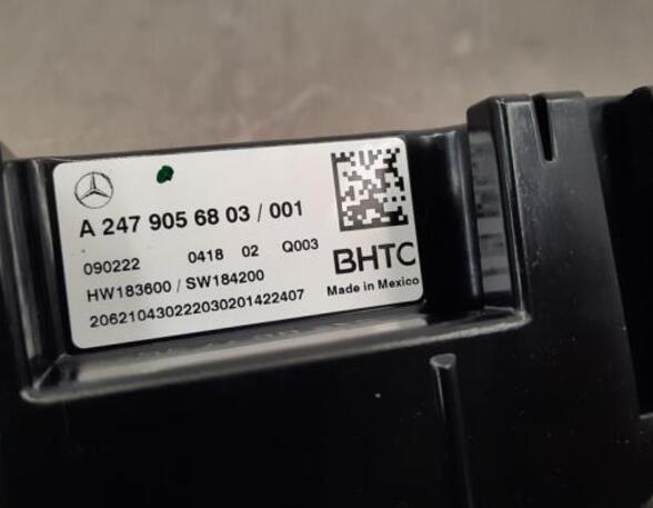 Air Conditioning Control Unit MERCEDES-BENZ GLB (X247)